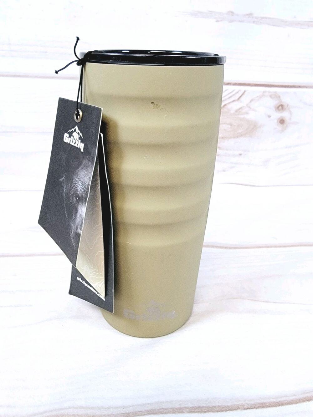 Grizzly Coolers Desert Sand 4450136 Mug, 20 Oz. Capacity NEW READ